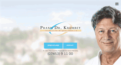 Desktop Screenshot of praxis-krumrey.de